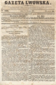 Gazeta Lwowska. 1851, nr 223