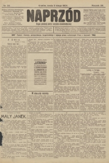 Naprzód : organ polskiej partyi socyalno-demokratycznej. 1904, nr 34