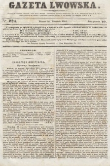 Gazeta Lwowska. 1851, nr 224