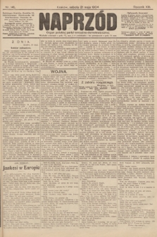 Naprzód : organ polskiej partyi socyalno-demokratycznej. 1904, nr 141