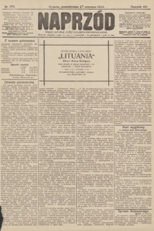 Naprzód : organ polskiej partyi socyalno-demokratycznej. 1904, nr 177