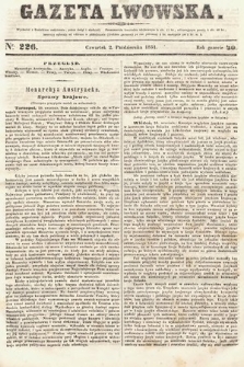 Gazeta Lwowska. 1851, nr 226