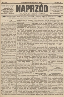 Naprzód : organ polskiej partyi socyalno-demokratycznej. 1904, nr 249