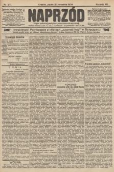 Naprzód : organ polskiej partyi socyalno-demokratycznej. 1904, nr 271