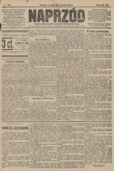 Naprzód : organ polskiej partyi socyalno-demokratycznej. 1904, nr 361