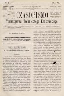 Czasopismo Towarzystwa Technicznego Krakowskiego. 1893, nr 2