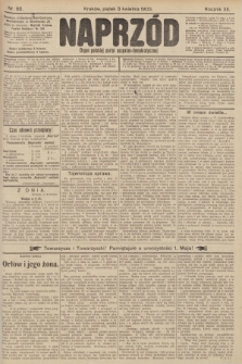 Naprzód : organ polskiej partyi socyalno-demokratycznej. 1903, nr 92