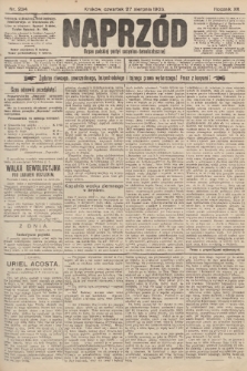 Naprzód : organ polskiej partyi socyalno-demokratycznej. 1903, nr 234 [po konfiskacie nakład drugi]