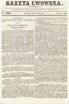Gazeta Lwowska. 1851, nr 232