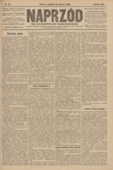 Naprzód : organ centralny polskiej partyi socyalno-demokratycznej. 1908, nr 25