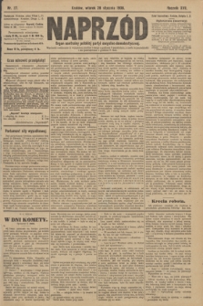 Naprzód : organ centralny polskiej partyi socyalno-demokratycznej. 1908, nr 27