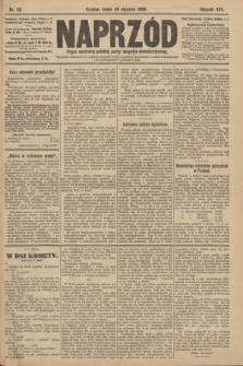 Naprzód : organ centralny polskiej partyi socyalno-demokratycznej. 1908, nr 28