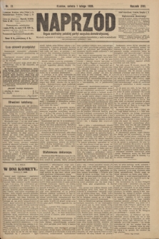 Naprzód : organ centralny polskiej partyi socyalno-demokratycznej. 1908, nr 31