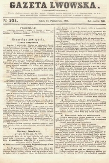 Gazeta Lwowska. 1851, nr 234