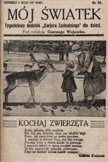 Mój Światek : tygodniowy dodatek „Kurjera Zachodniego” dla dzieci. 1935, nr 38