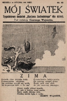 Mój Światek : tygodniowy dodatek „Kurjera Zachodniego” dla dzieci. 1936, nr 62