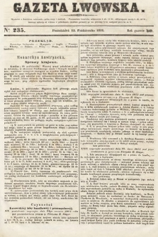 Gazeta Lwowska. 1851, nr 235