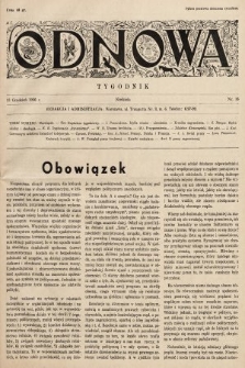 Odnowa. 1936, nr 16