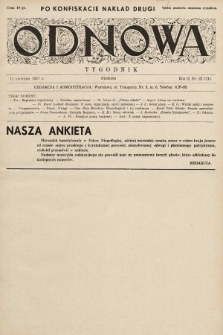 Odnowa. 1937, nr 22
