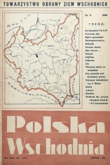 Polska Wschodnia : miesięcznik Towarzystwa Obrony Ziem Wschodnich. 1930, nr 3