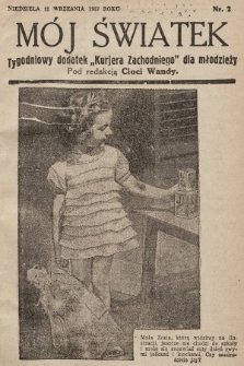 Mój Światek : tygodniowy dodatek „Kurjera Zachodniego” dla dzieci. 1937/1938, nr 2