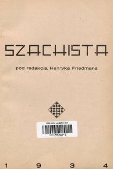 Szachista. 1934 [całość]