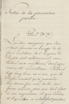 Notes au mémoire sur la guerre de 1805