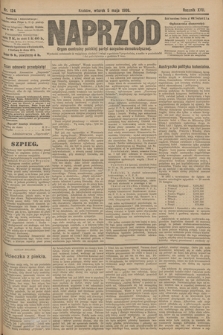 Naprzód : organ centralny polskiej partyi socyalno-demokratycznej. 1908, nr 124