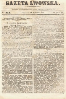 Gazeta Lwowska. 1851, nr 242