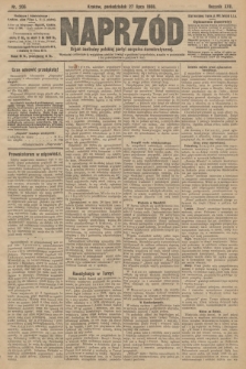 Naprzód : organ centralny polskiej partyi socyalno-demokratycznej. 1908, nr 206