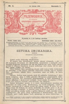 Przewodnik dla Spraw Drukarsko - Litograficznych i t. p. R. 1, 1889, nr 3