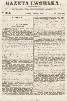 Gazeta Lwowska. 1851, nr 244