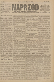 Naprzód : organ centralny polskiej partyi socyalno-demokratycznej. 1908, nr 223