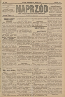 Naprzód : organ centralny polskiej partyi socyalno-demokratycznej. 1908, nr 240