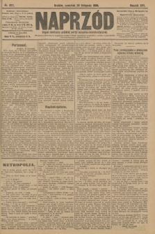 Naprzód : organ centralny polskiej partyi socyalno-demokratycznej. 1908, nr 327