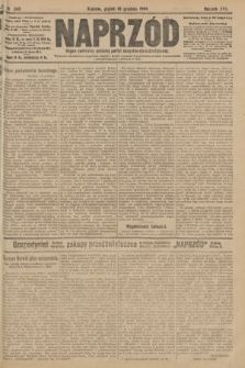 Naprzód : organ centralny polskiej partyi socyalno-demokratycznej. 1908, nr 349