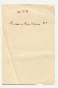 Listy do Heinricha Berghausa [całość]