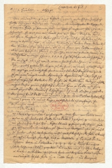 Brief von Alexander von Humboldt an Karl Friedrich Vollrath Hoffmann