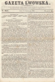 Gazeta Lwowska. 1851, nr 247