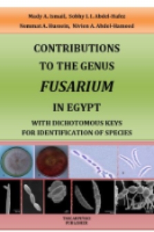 Contributions to the genus Fusarium in Egypt with dichotomous keys for identification of species