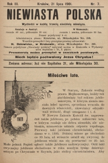 Niewiasta Polska. 1901, nr 7