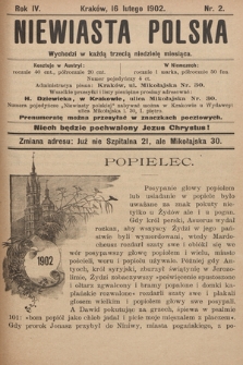 Niewiasta Polska. 1902, nr 2