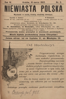 Niewiasta Polska. 1902, nr 3