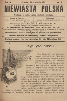 Niewiasta Polska. 1902, nr 4