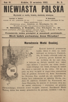 Niewiasta Polska. 1902, nr 9