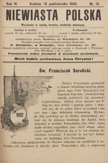 Niewiasta Polska. 1902, nr 10