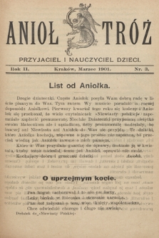 Anioł Stróż : przyjaciel i nauczyciel dzieci. 1901, nr 3