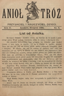 Anioł Stróż : przyjaciel i nauczyciel dzieci. 1901, nr 8