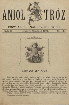 Anioł Stróż : przyjaciel i nauczyciel dzieci. 1901, nr 12