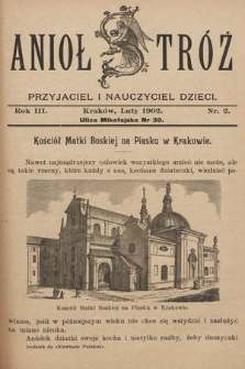 Anioł Stróż : przyjaciel i nauczyciel dzieci. 1902, nr 2